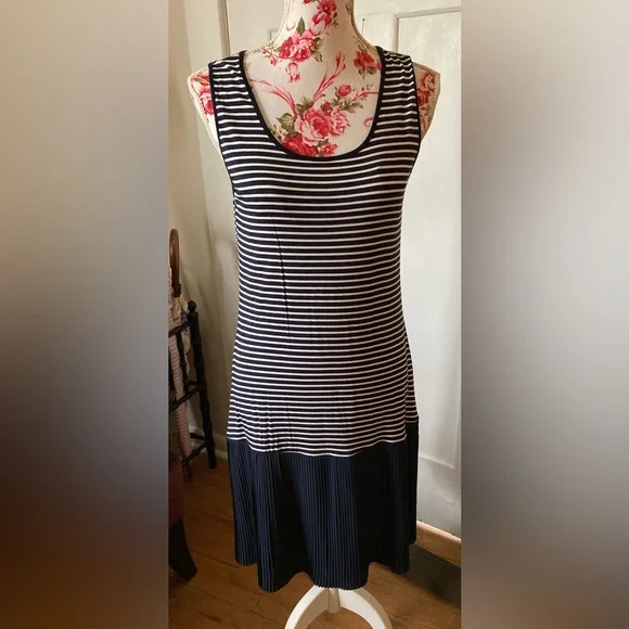 drop waist tank dress Esenia Knit Dress Breton Stripe Sienna — Maxi Dresses main image 0